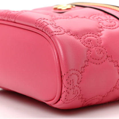 Gucci Calfskin GG Matelasse Mini Top Handle Bag Rhodamine Pink 8 of 8