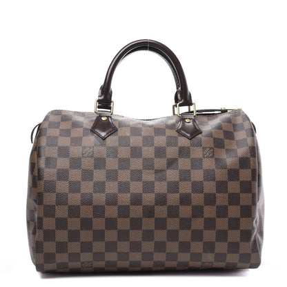 Louis Vuitton Damier Ebene Speedy 30 1 of 10