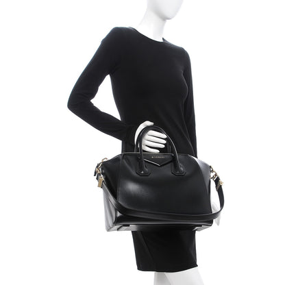 Givenchy Shiny Lord Calfskin Medium Antigona Black 2 of 8
