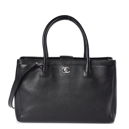 Chanel Calfskin Cerf Shopper Tote Black 1 of 11