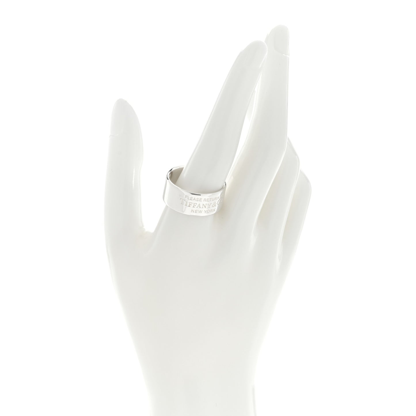 Sterling Silver Wide Return to Tiffany Ring 66 11.5