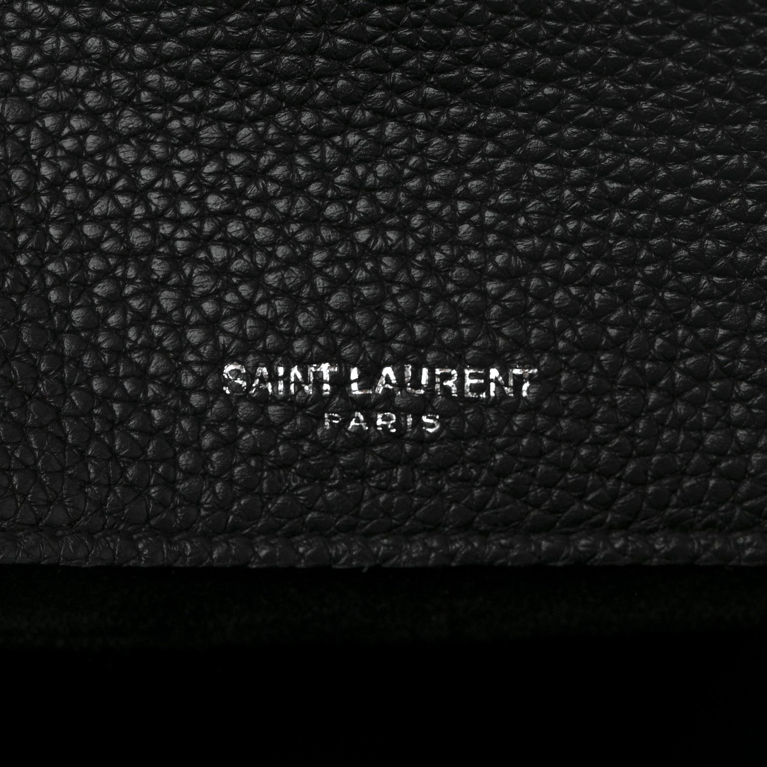 Saint Laurent Grained Calfskin Baby Sac De Jour Souple Black 6 of 10