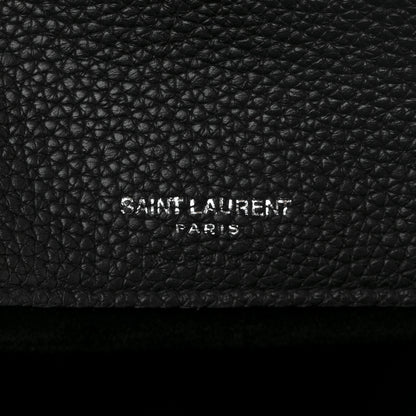 Saint Laurent Grained Calfskin Baby Sac De Jour Souple Black 6 of 10