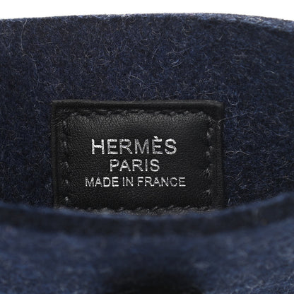 Hermes Swift Sangle Wooly Evelyne TPM Bleu Nuit Black 6 of 11