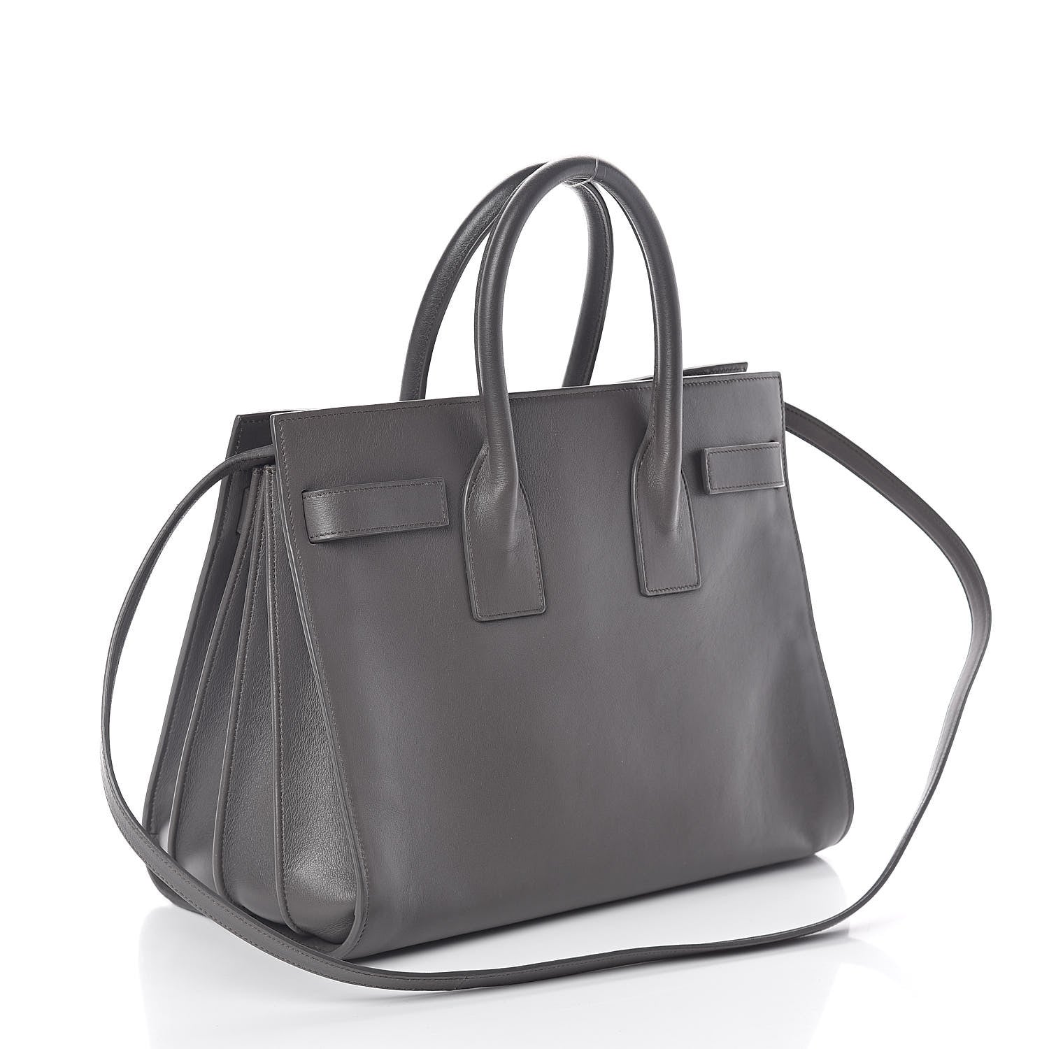 Saint Laurent Calfskin Small Sac De Jour Fog 3 of 9
