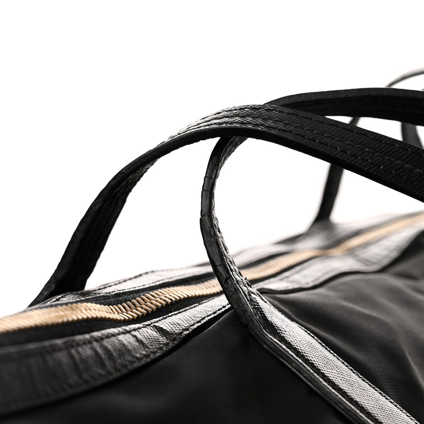 Tessuto Nylon Saffiano Tote Black