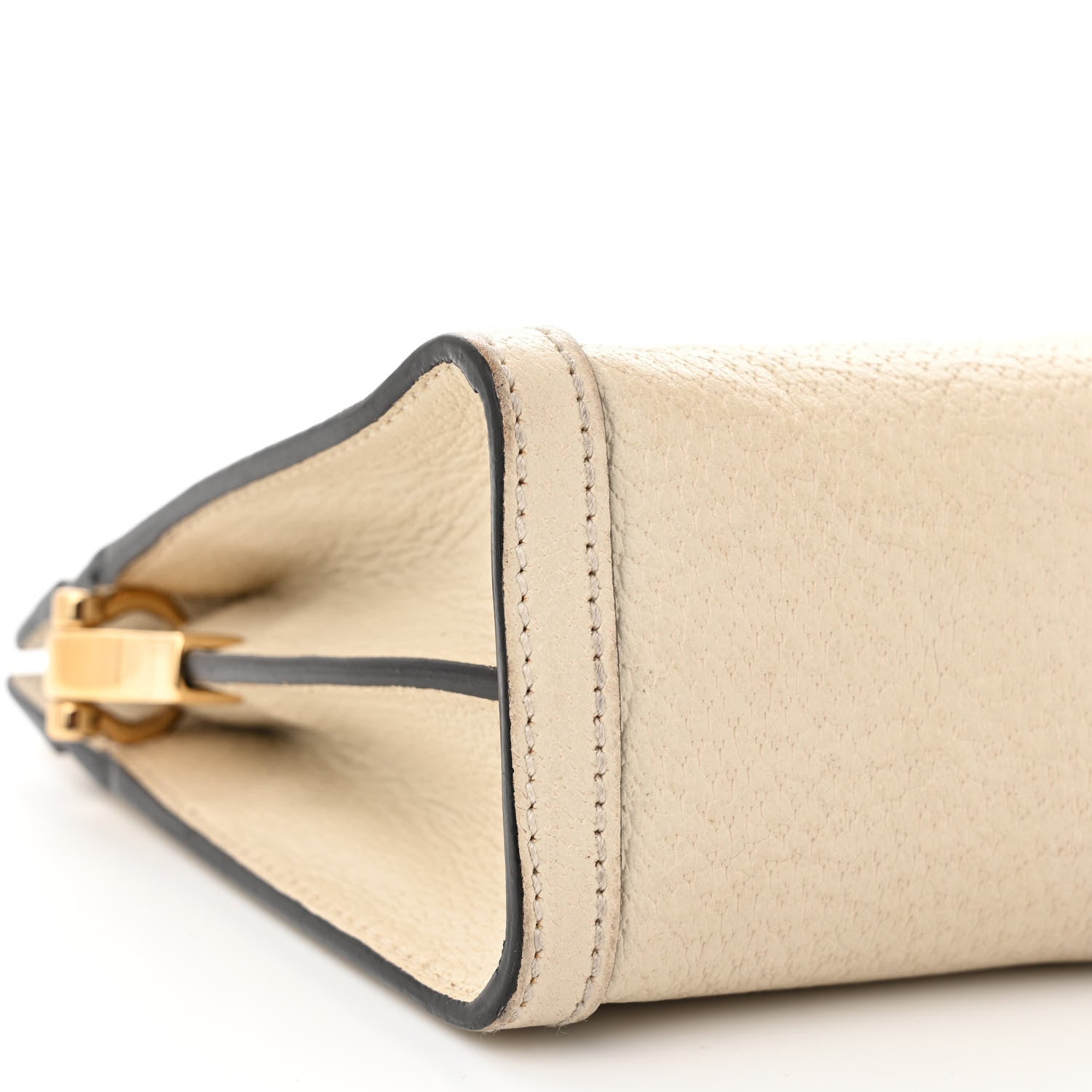 Gucci Textured Calfskin Web Small Ophidia Chain Shoulder Bag Mystic White 9 of 10