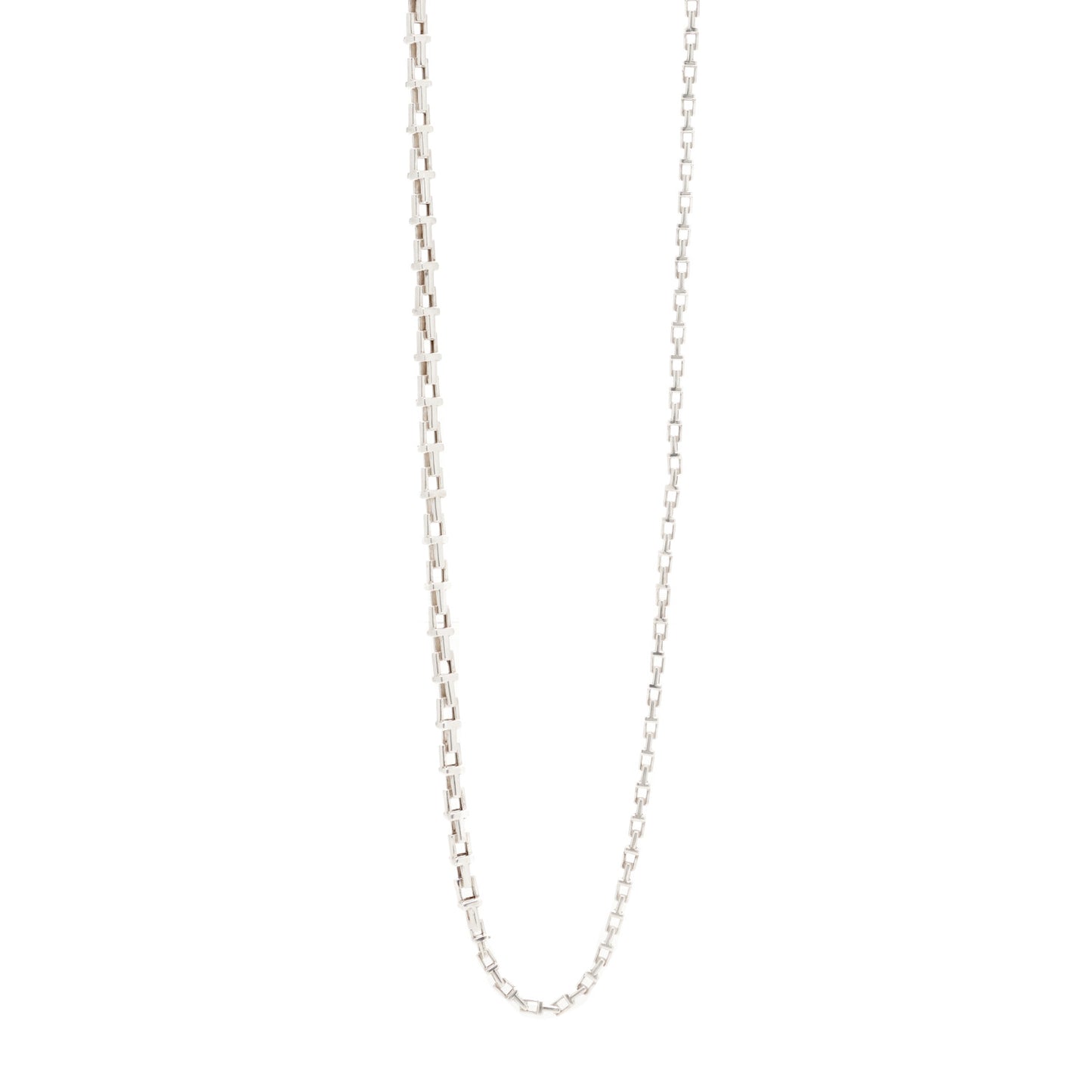 Sterling Silver Interchangeable T Chain Necklace