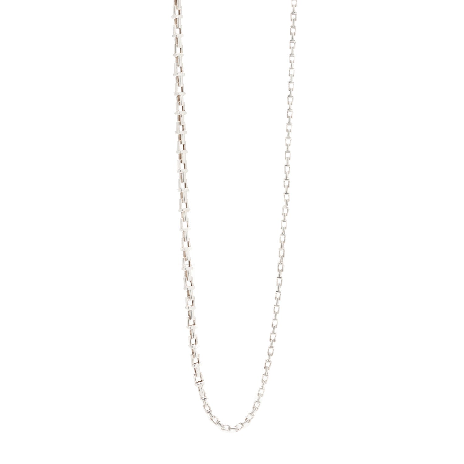 Tiffany Sterling Silver Interchangeable T Chain Necklace 1 of 5