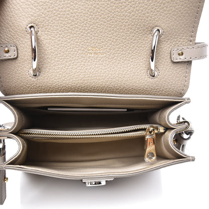 Chloe Shiny Grained Calfskin Small Aby Day Shoulder Bag Motty Grey 4 of 9