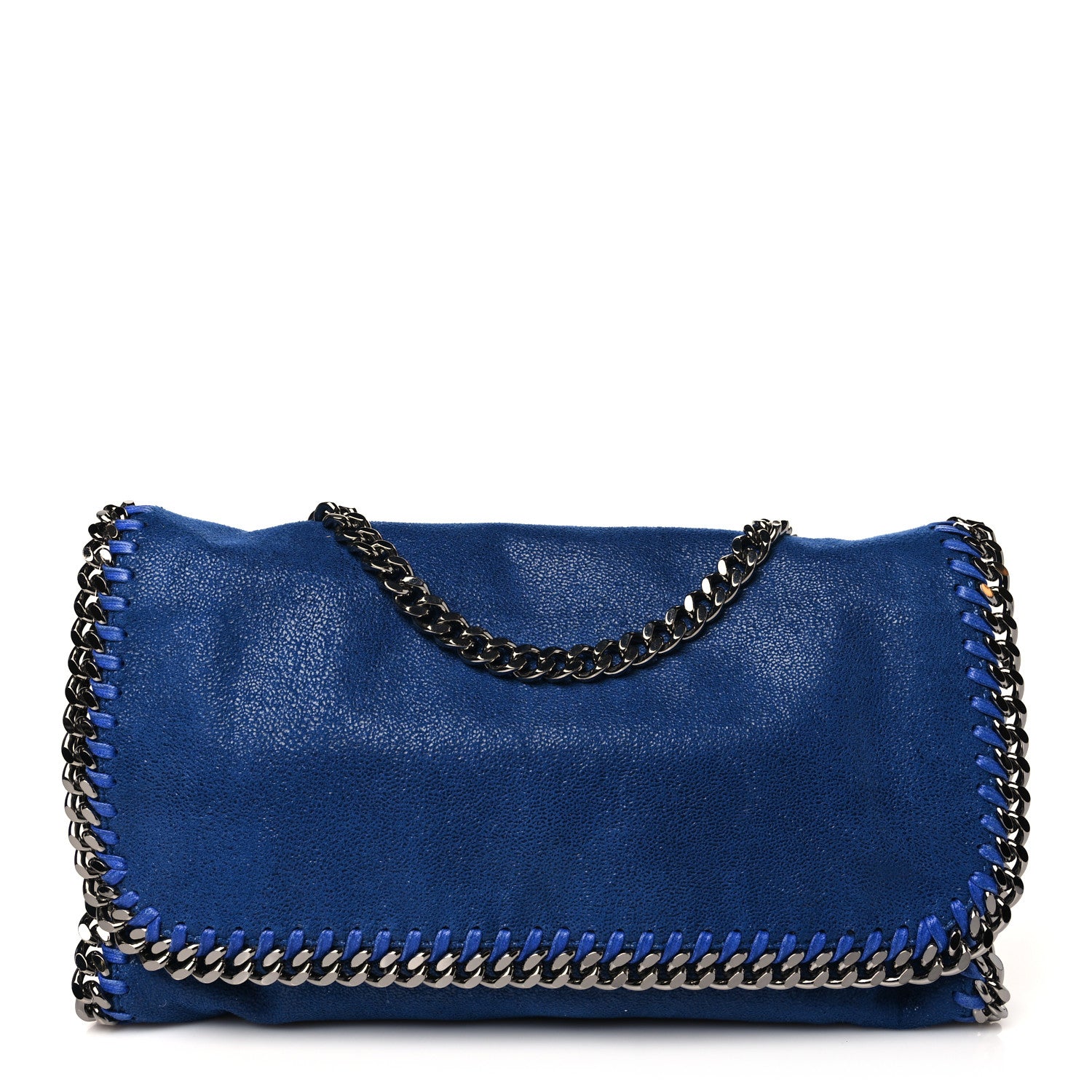 Stella McCartney Shaggy Deer Falabella Crossbody Clutch Blue 1 of 10
