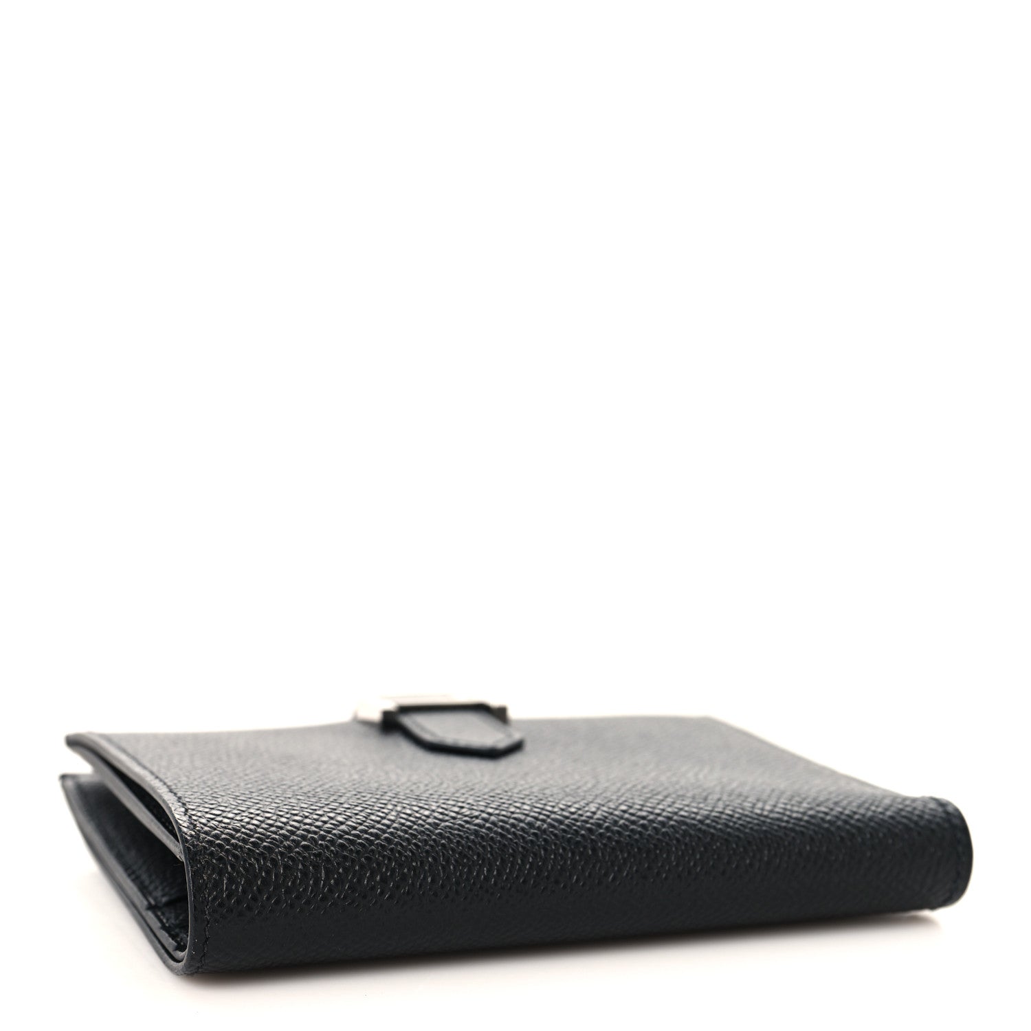 Hermes Epsom Bearn Compact Wallet Black 4 of 8