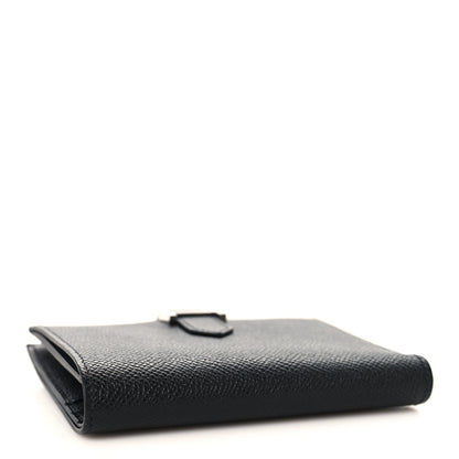Hermes Epsom Bearn Compact Wallet Black 4 of 8