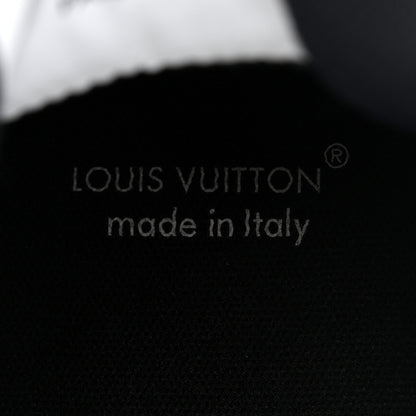 Louis Vuitton Denim Mens LV Calfskin Mesh Skate Sneaker 8 Black 8 of 9