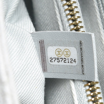 Chanel Caviar Quilted Small Coco Handle Flap Light Grey 7 of 9