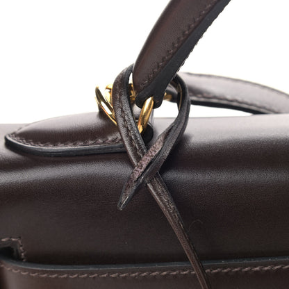 Hermes Box Kelly Retourne 32 Chocolate 11 of 12