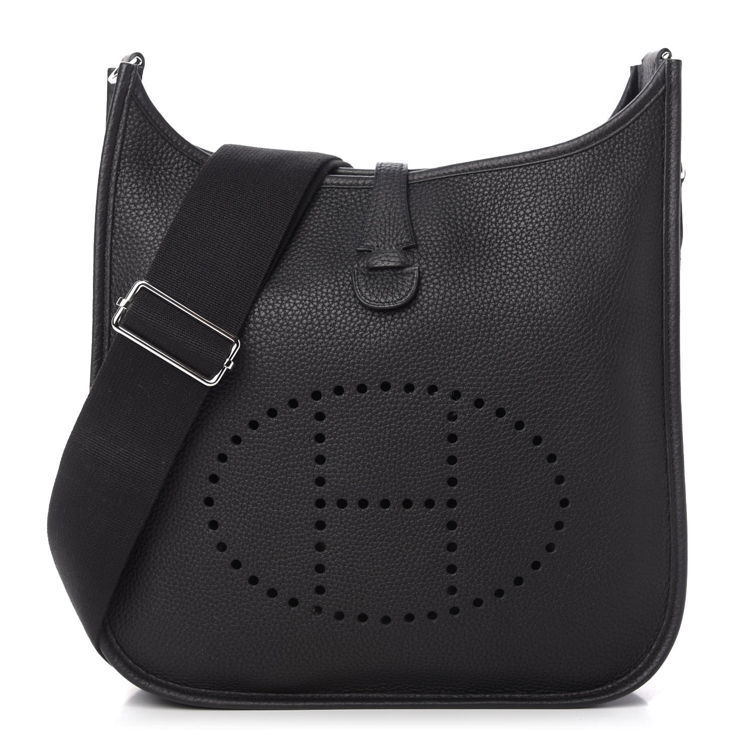 Hermes Taurillon Clemence Evelyne III PM Black 1 of 10