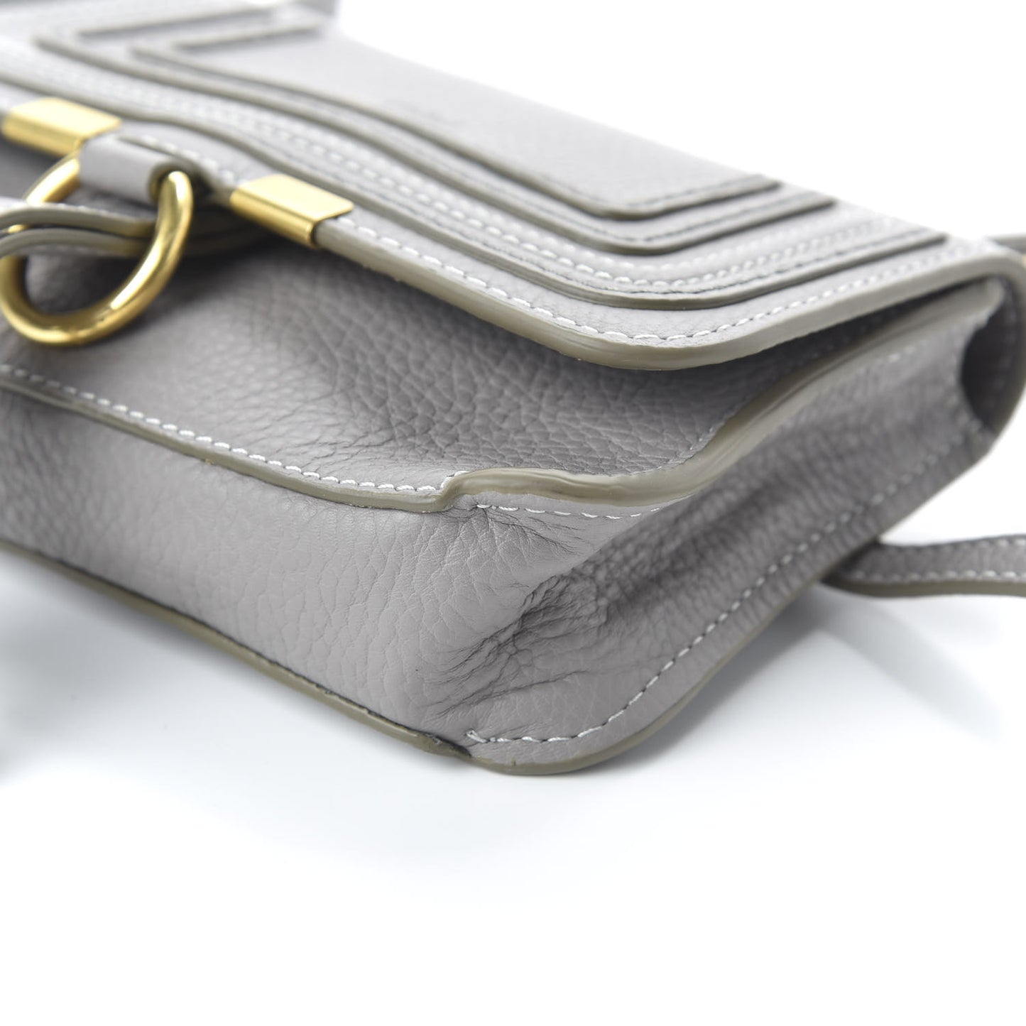 Calfskin Marcie Convertible Belt Bag Cashmere Grey