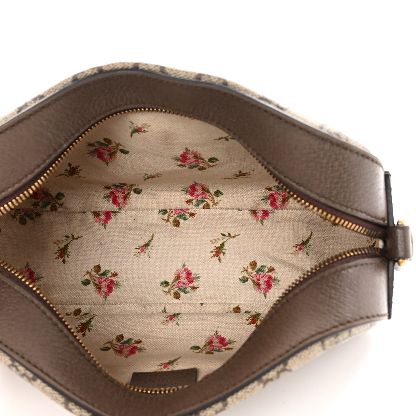GG Supreme Monogram Web Neo Vintage Shoulder Bag Beige New Acero Crop