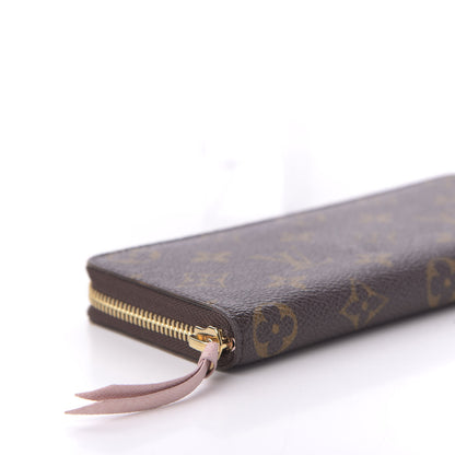 Louis Vuitton Monogram Clemence Wallet Rose Ballerine 6 of 9