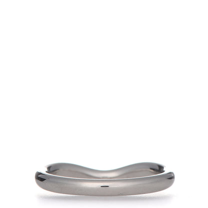 Tiffany Platinum Diamond 2mm Elsa Peretti Band Ring 48 4.5 3 of 6