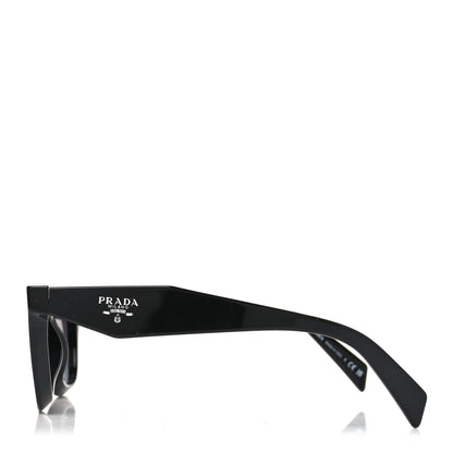 Prada Acetate Square Sunglasses SPR C07 Black 3 of 7