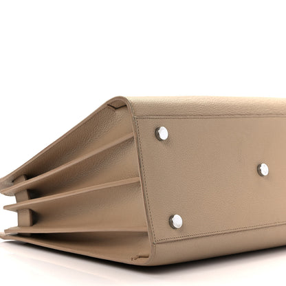 Saint Laurent Grained Calfskin Small Sac De Jour Taupe 8 of 11