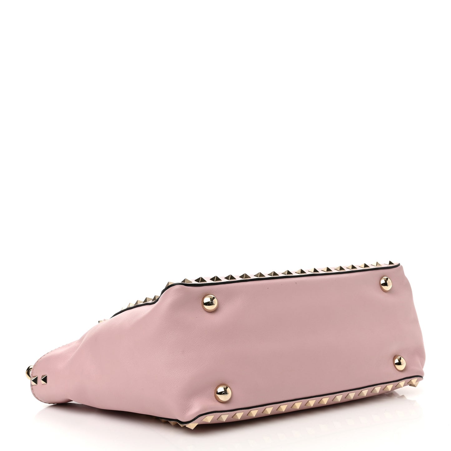 Vitello Small Rockstud Tote Water Rose