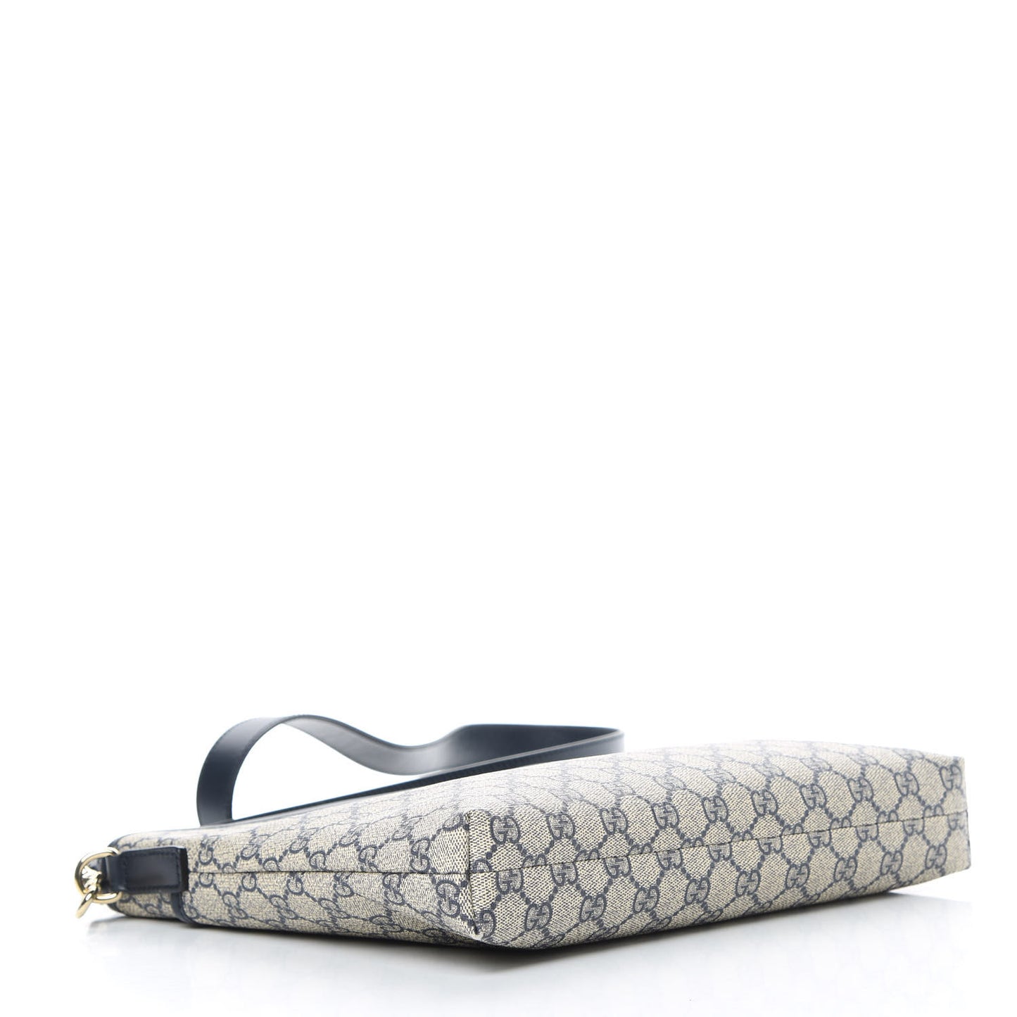 GG Plus Monogram Medium Flat Messenger Bag Navy