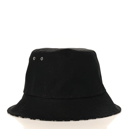 Christian Dior Oblique Reversible Teddy-D Brim Bucket Hat 58 Black 6 of 10