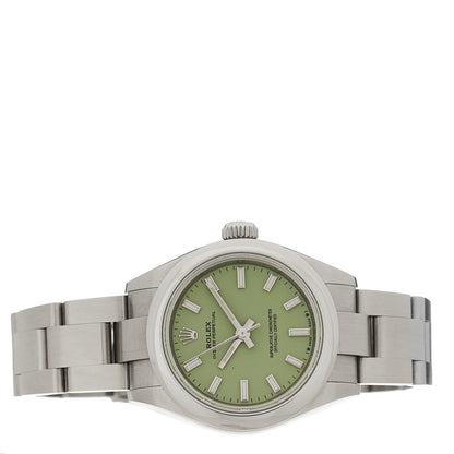 Rolex Stainless Steel 28mm Oyster Perpetual Datejust Watch Pistachio 276200 2 of 5