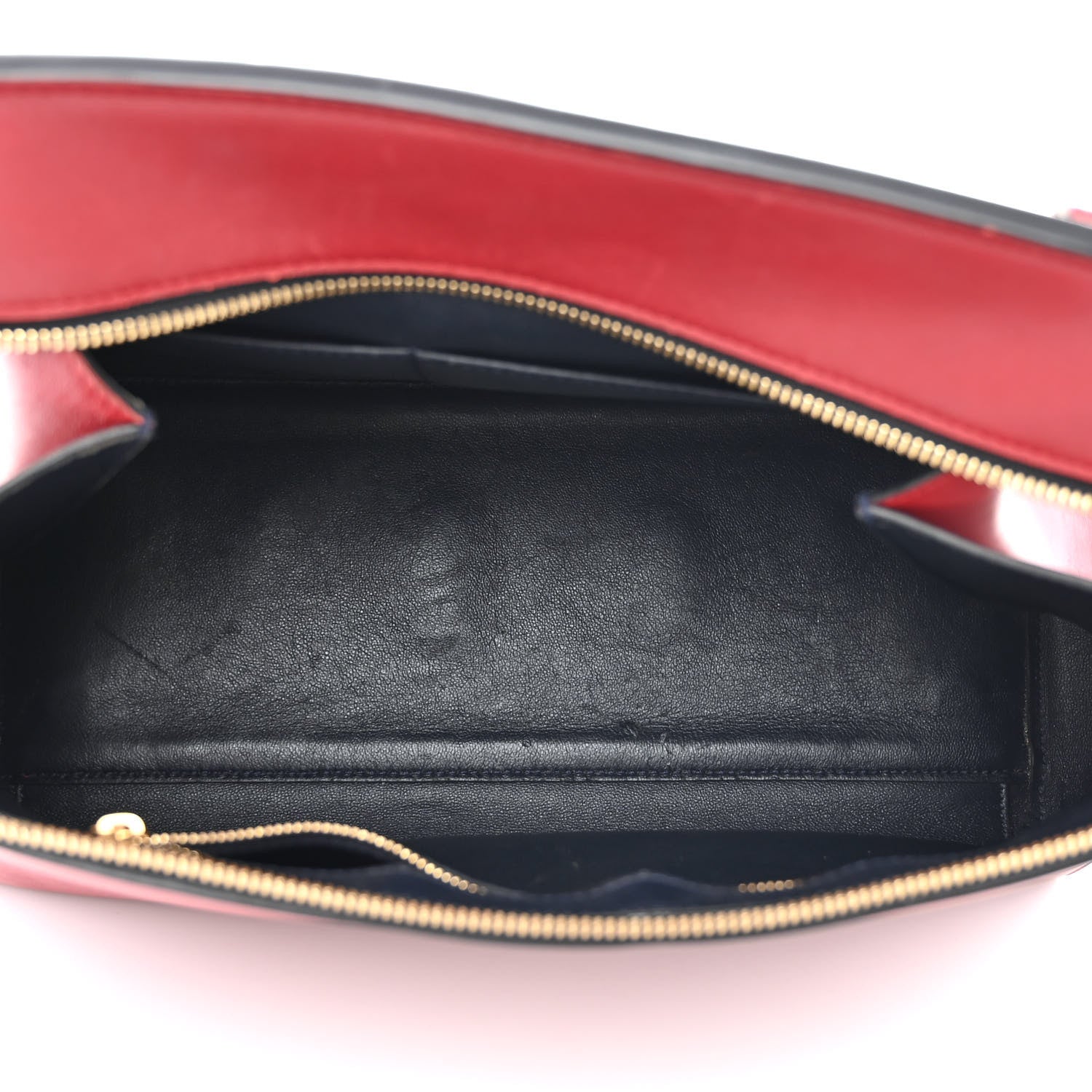 Celine Smooth Calfskin Medium Edge Shoulder Bag Red 5 of 14