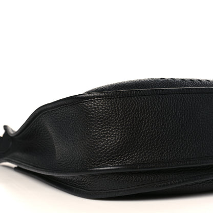 Hermes Taurillon Clemence Evelyne III GM Black 7 of 9