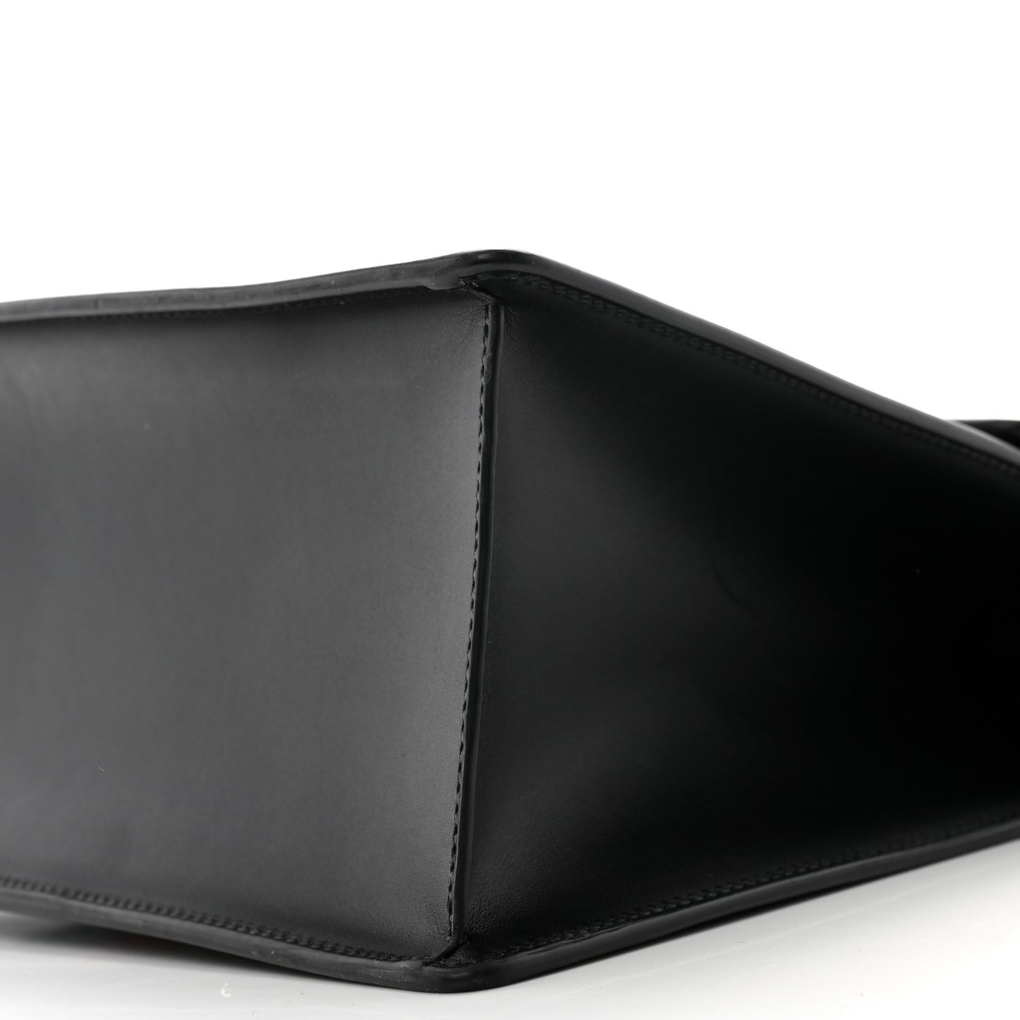 Calfskin Medium Sylvie Top Handle Bag Black
