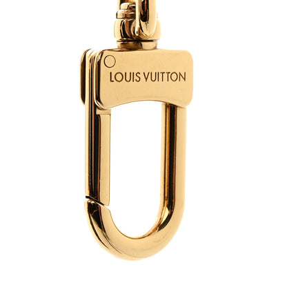 Louis Vuitton Metal Polyester Monogram Braided Scarf Chain Foulard Bag Charm 3 of 4