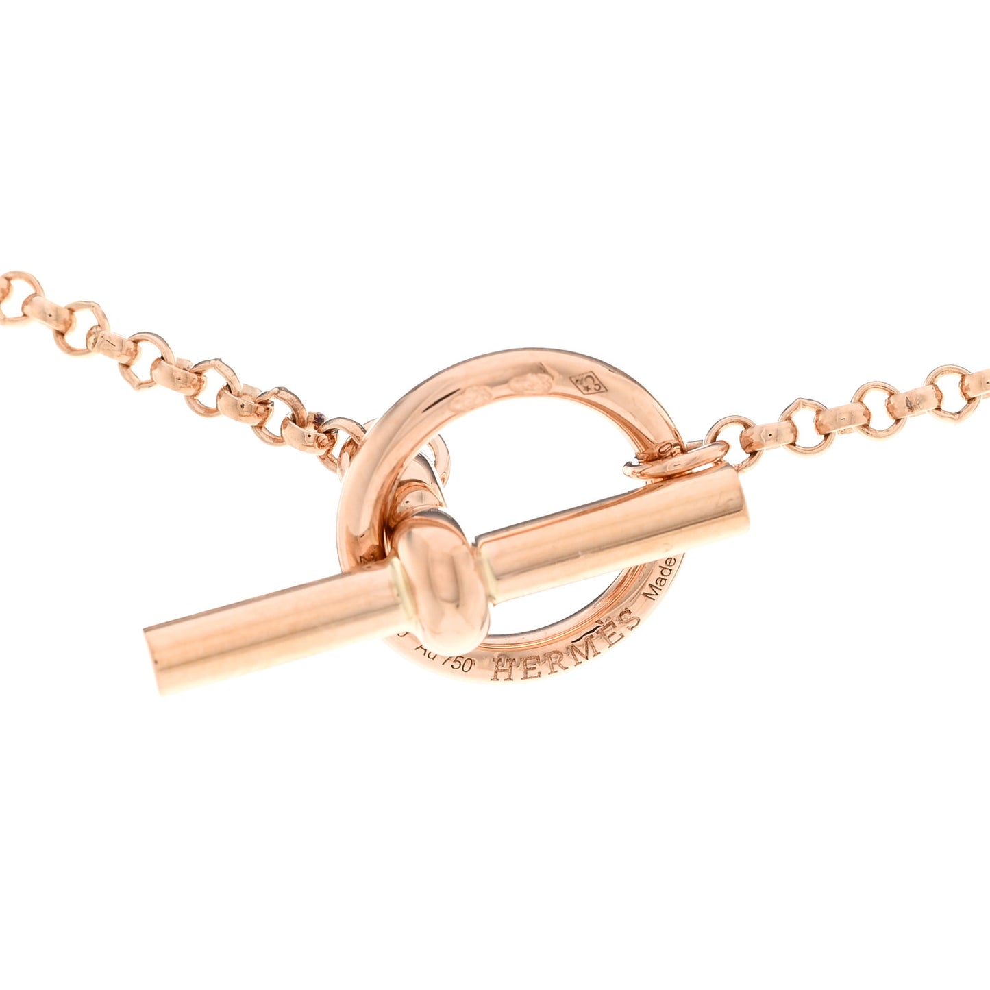 18K Rose Gold Diamond GM Clou d'H Pendant Necklace
