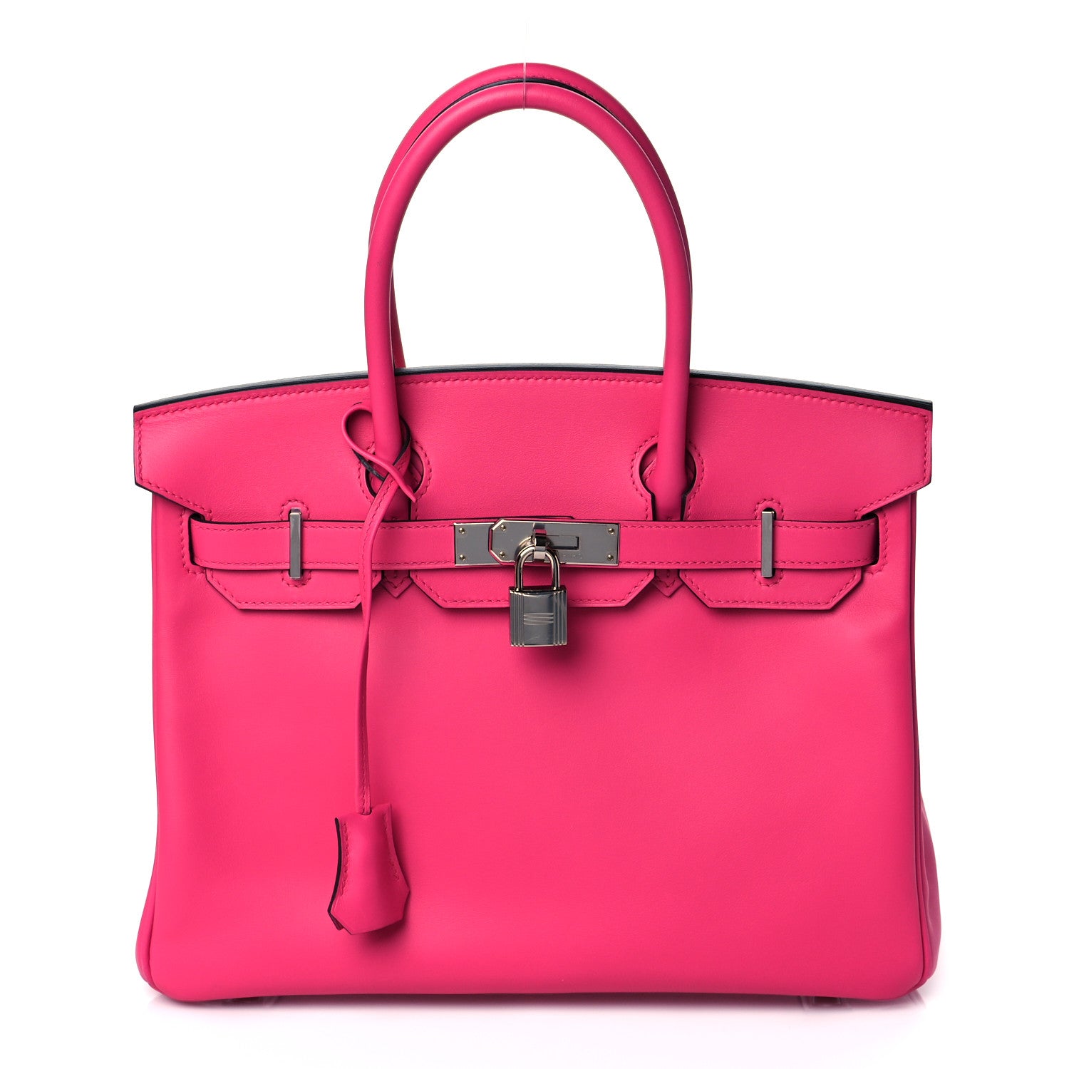 Hermes Veau Jonathan Birkin 30 Rose Shocking 1 of 11