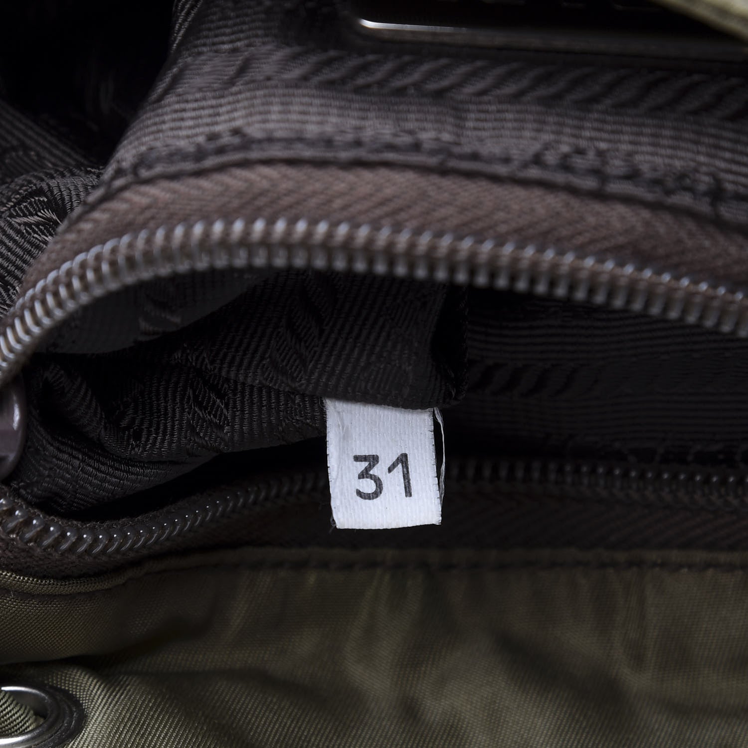Prada Nylon Vela Mini Cinch Backpack Green 11 of 17