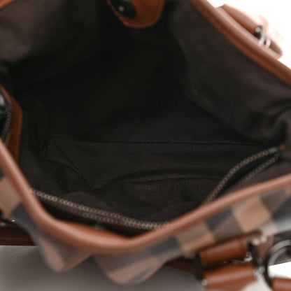 Burberry Smoked Check Small Northfield Tote Brown 5 of 11