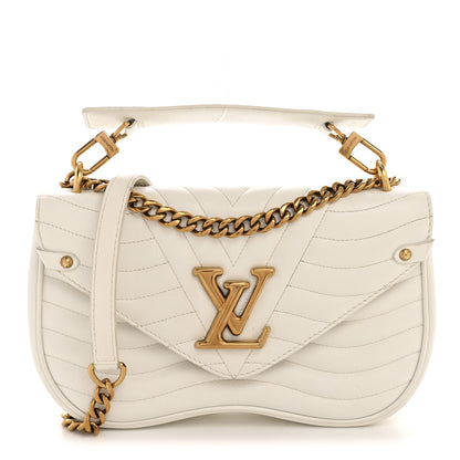 Louis Vuitton Calfskin New Wave Chain PM White 1 of 15
