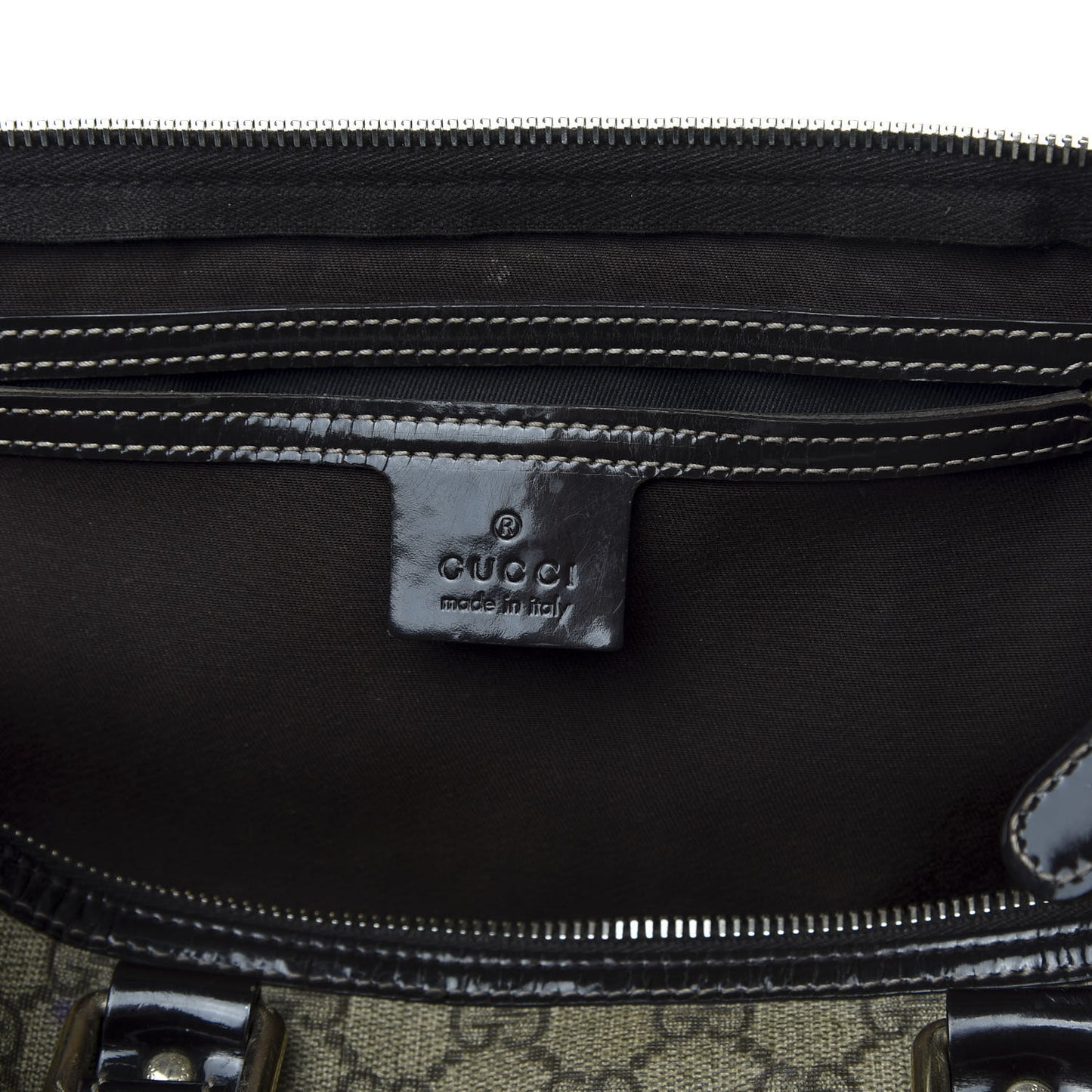 GG Plus Monogram Medium Joy Boston Dark Brown