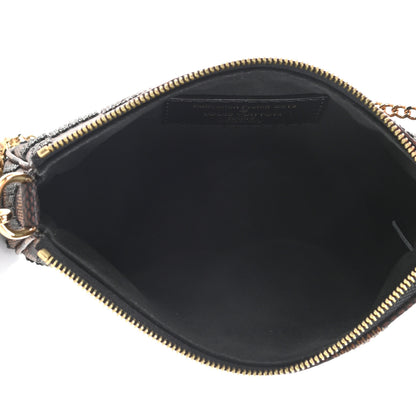 Louis Vuitton Damier Paillettes Mini Pochette Accessories Black 5 of 8