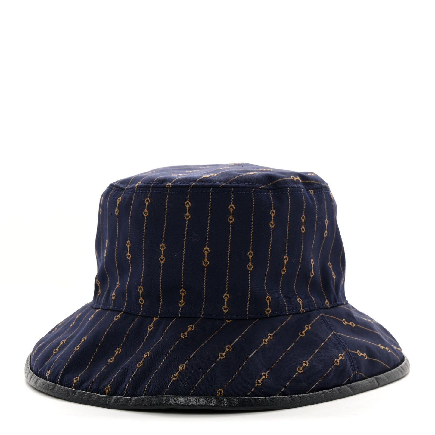 Monogram Bob Double Back Reversible Bucket Hat S Beige Midnight Blue