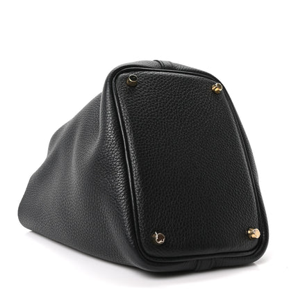Hermes Taurillon Clemence Picotin Lock 18 PM Black Black 6 of 21