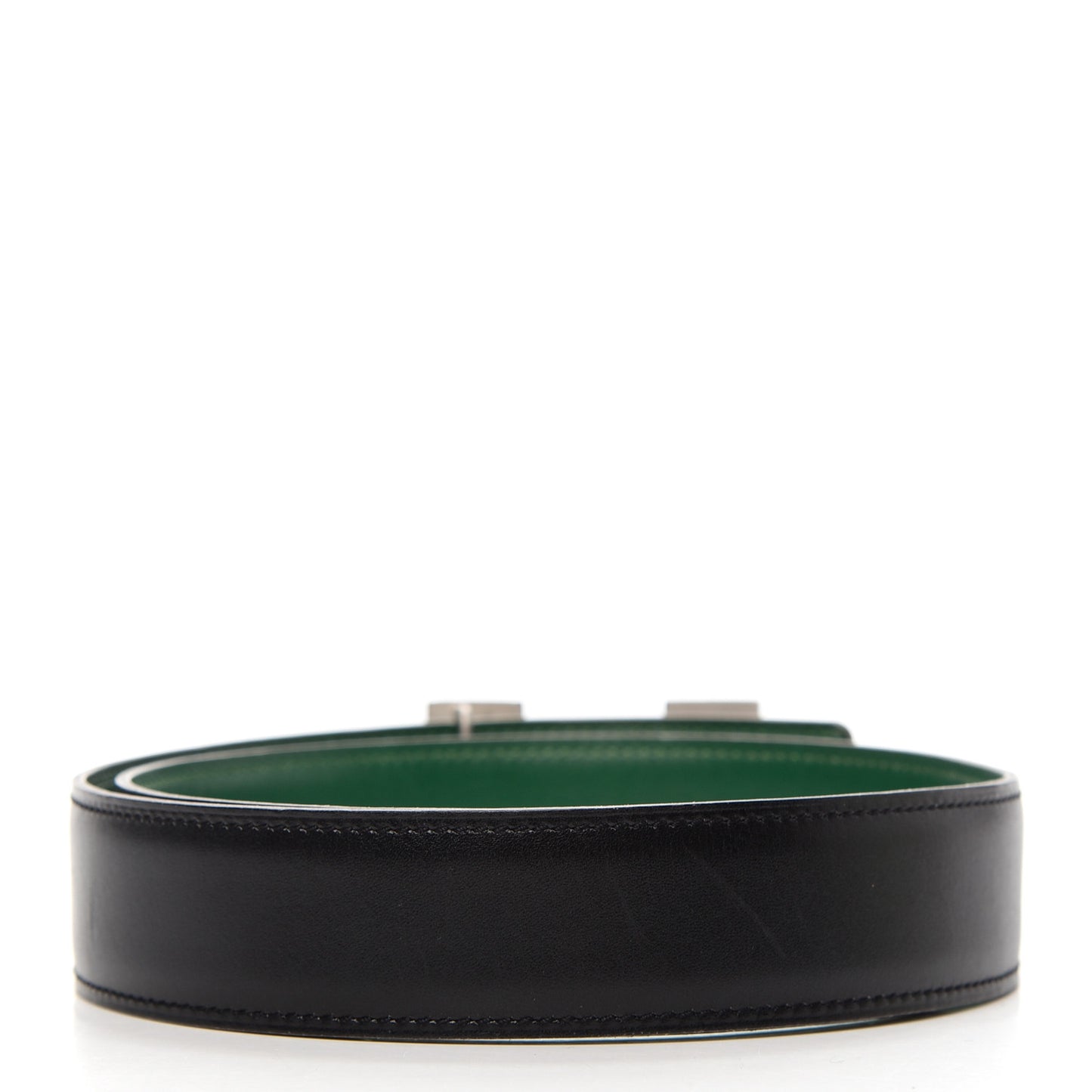 Box 32mm H Belt Black Vert Clair