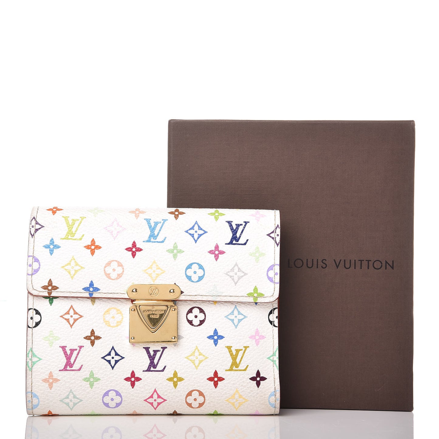 Monogram Multicolor Koala Wallet White