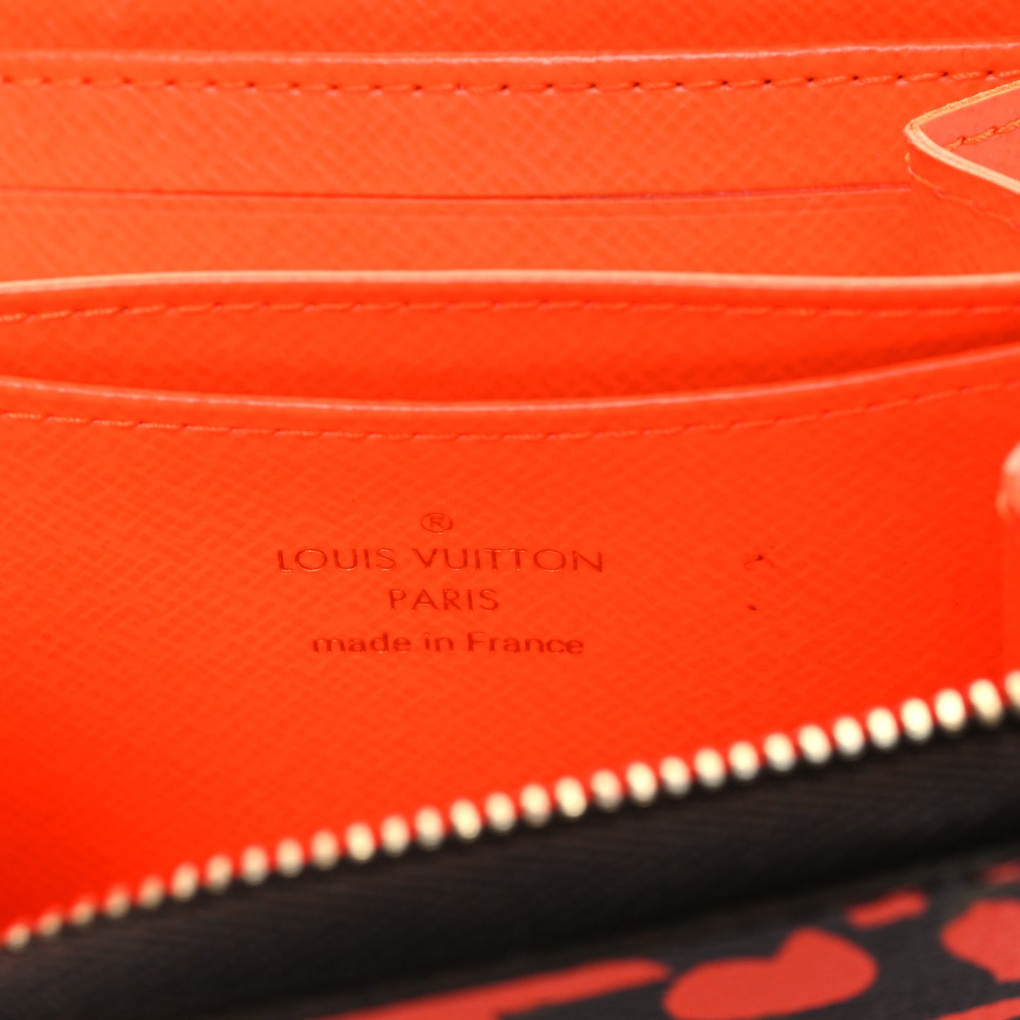 Monogram Graffiti Zippy Coin Purse Orange
