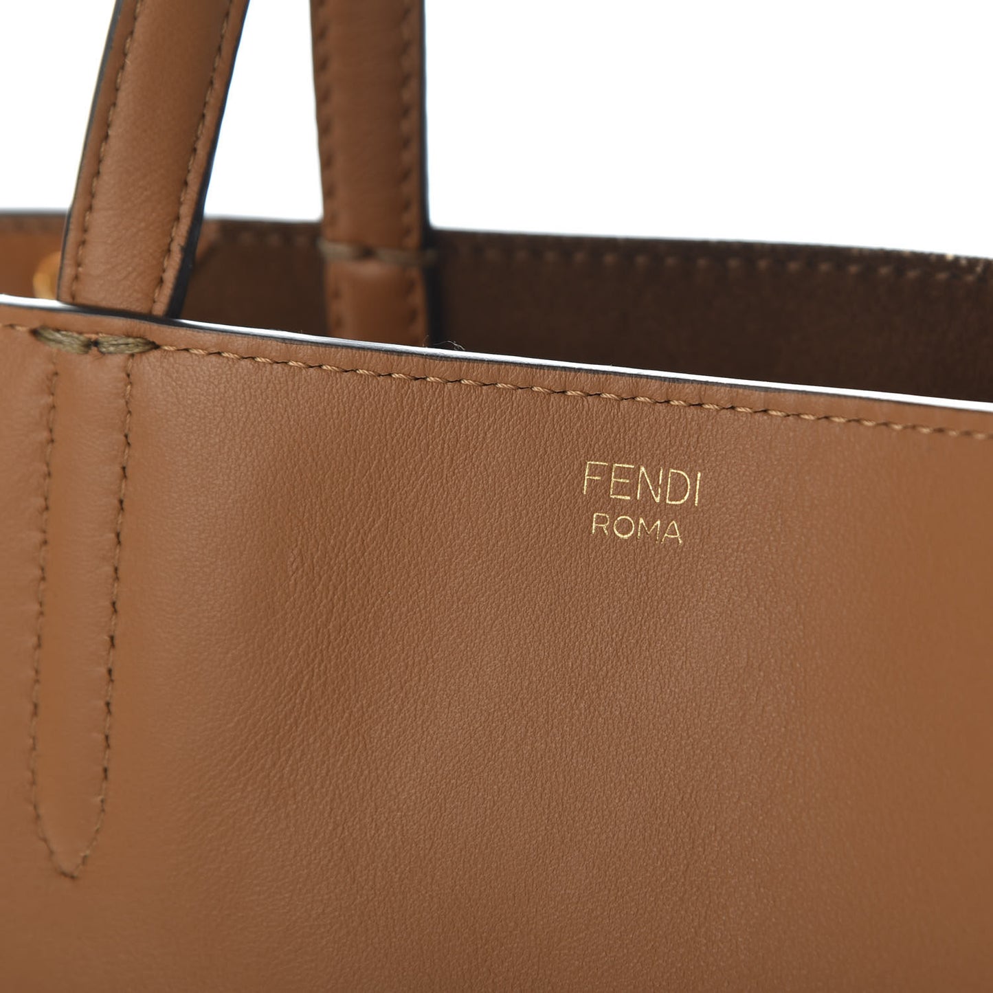 Vitello Grace Suede Flip Tote Nocciola Marrone