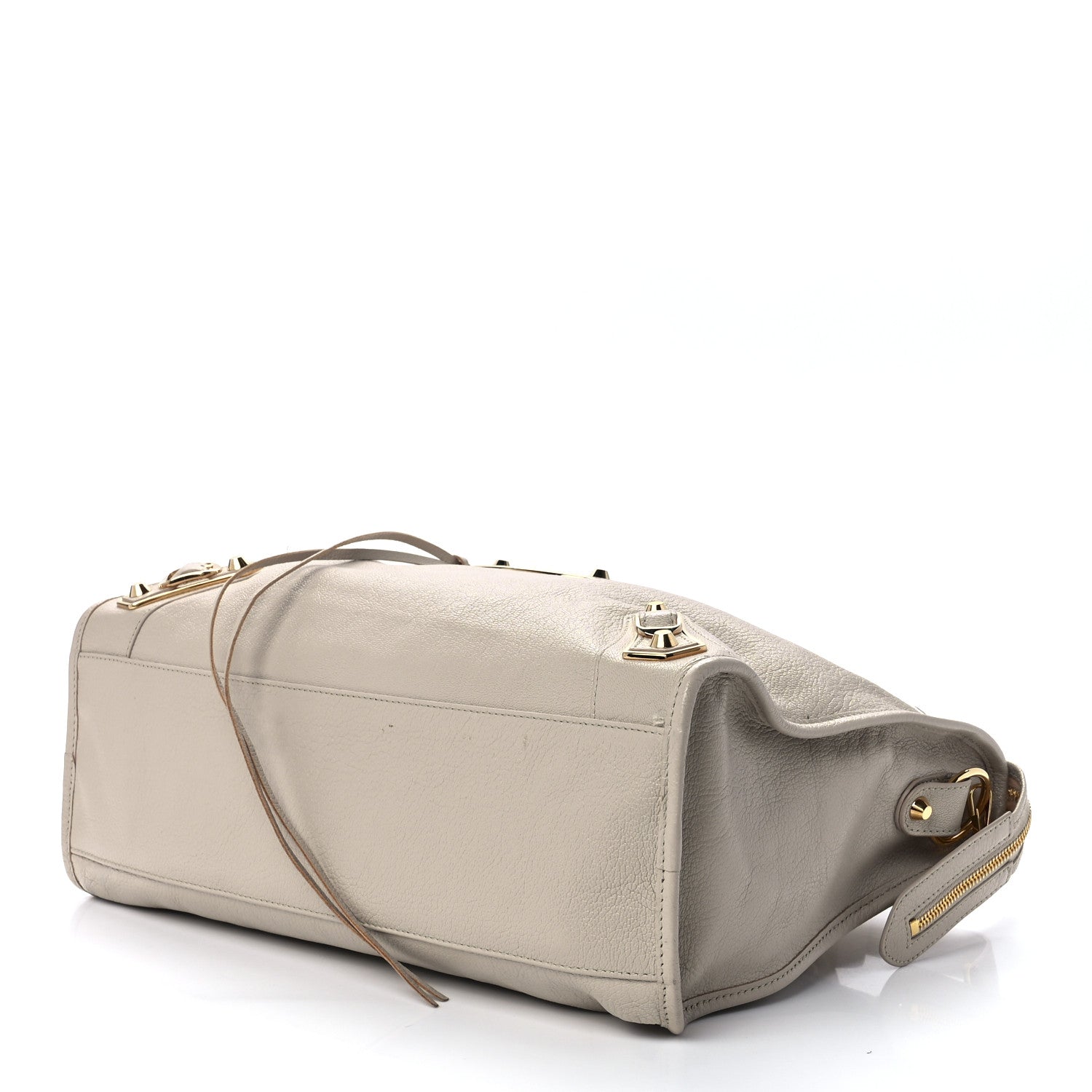 Balenciaga Chevre Gold Hardware Metallic Edge City Beige Praline 9 of 11