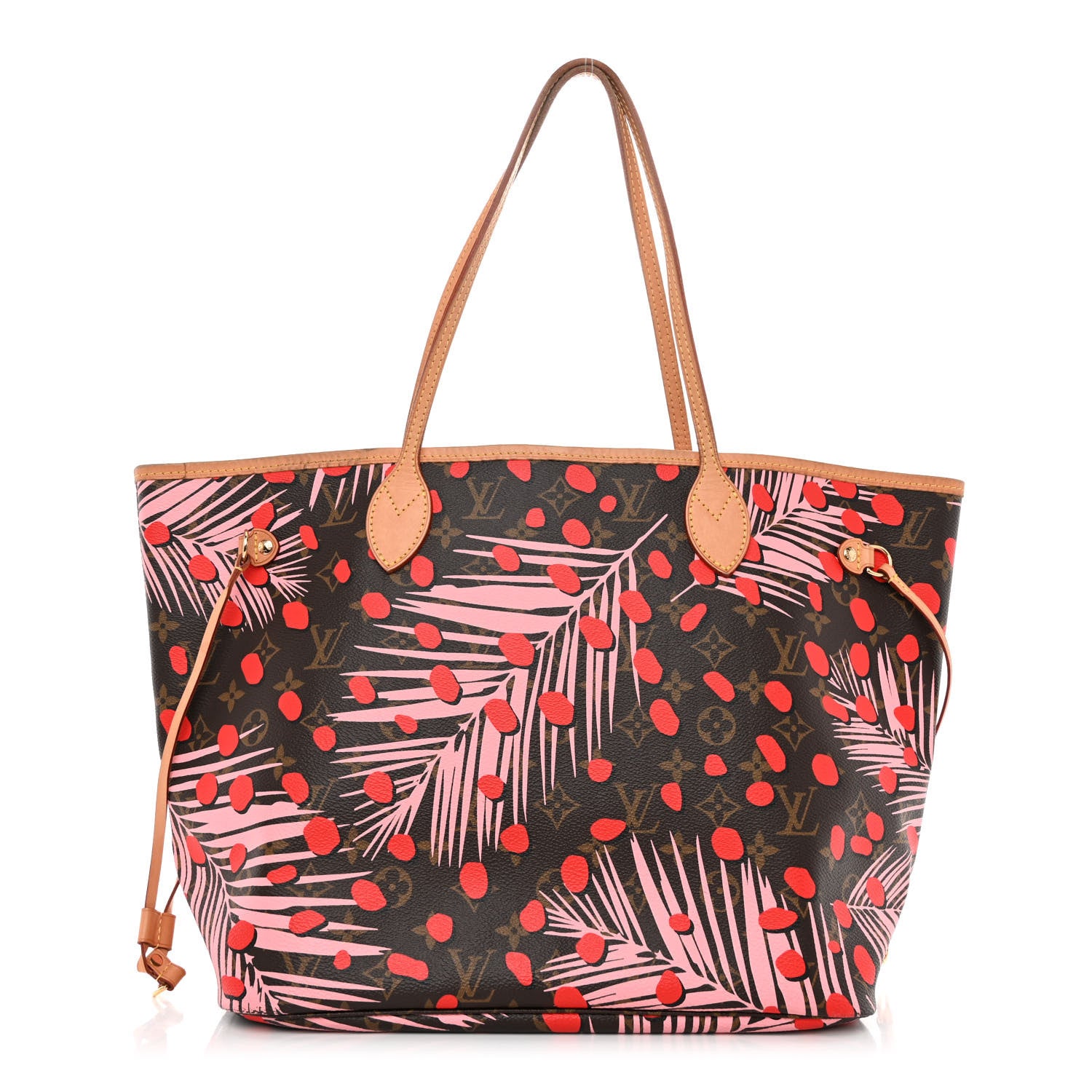 Louis Vuitton Monogram Jungle Dots Neo Neverfull MM Sugar Pink Poppy 1 of 10
